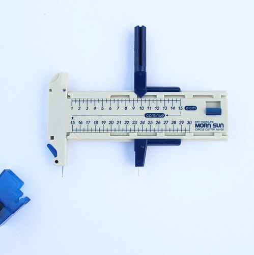 Compass Cutter Round Circle Knife Double-cut Compasses Paper Knife Cutter Paper Cardboard Rubber Vinyl Leather Art Craft Tool: 003