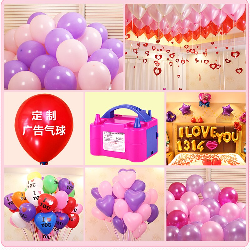 Electric Balloon Pump Inflator Baloon Ballons accessories Air not helium gas Wedding Birthday Decoration party supplies