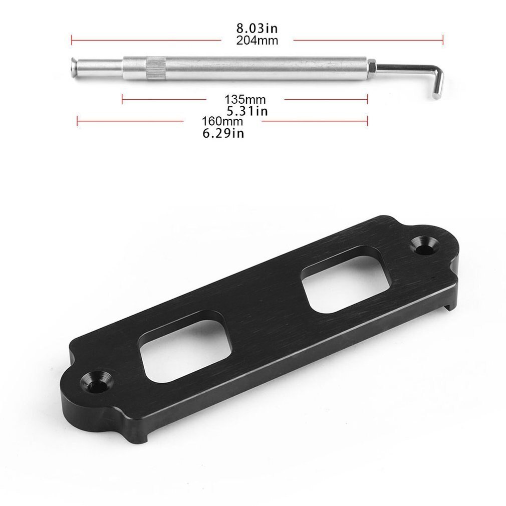 Auto Geändert Batterie Clip Halterung Aluminium Legierung Batterie Befestigung Halterung Batterie Clip Mit Tablett Haken