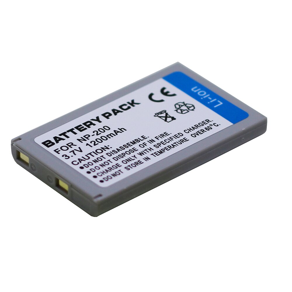 3Pcs 1200mAh NP-200 NP200 lithium batteries NP 200 Digital Camera Battery NP 200 For KonicaMinolta DiMAGE Xg X Xi Xt X20 X21