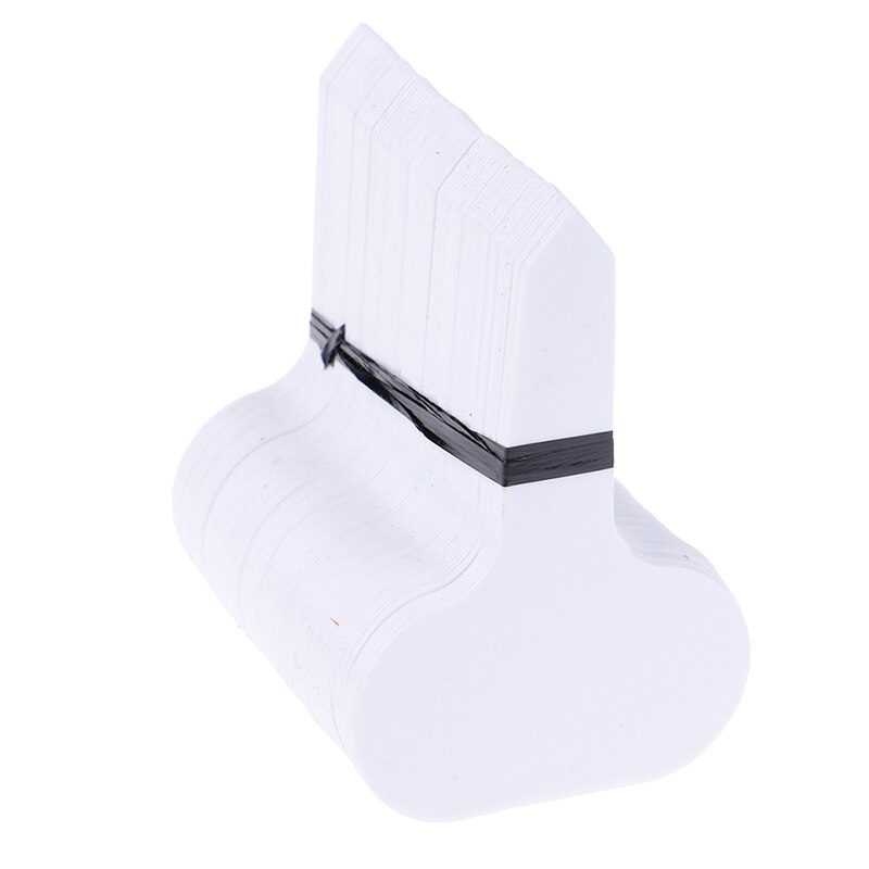 100 Stck 5*7cm Kunststoff Pflanze Etikett Etikett Kindergarten Rasen Etikett Anlage Klassifizierung Etikett Ist Nicht Verderbliche: Weiß