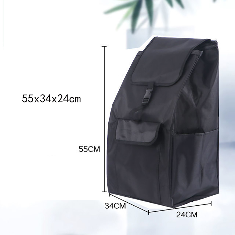 Storage Bags for Trolley Shopping Cart Woman Market Purchase Basket Trailer Portable Cart Large Luggage Bags Foldable Handbag