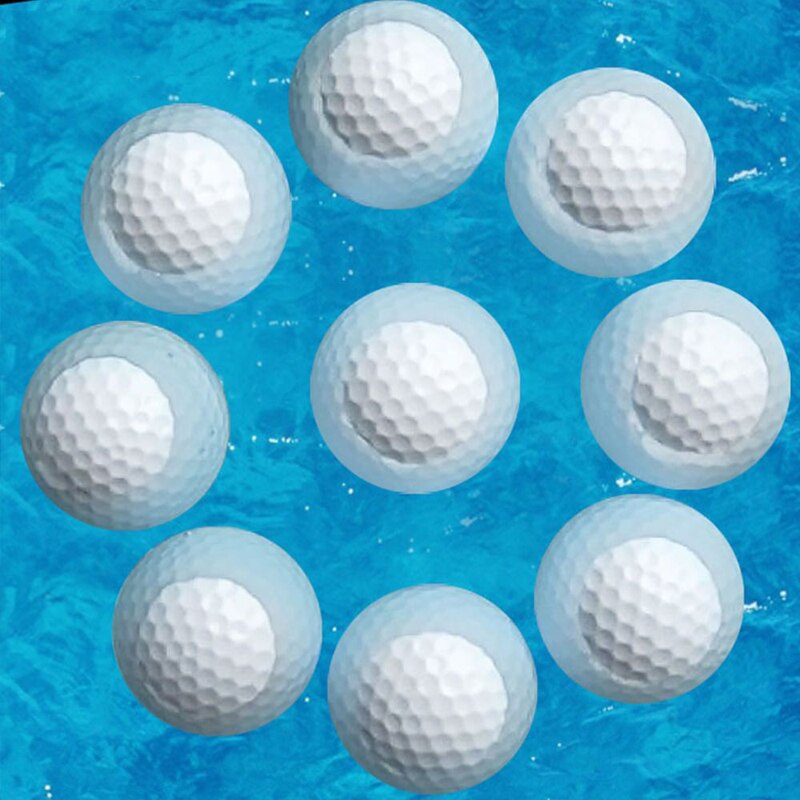 Golfbollar för män och kvinnor syntetiskt gummi sarin material golf flytboll inte sjunka i vatten träningsboll