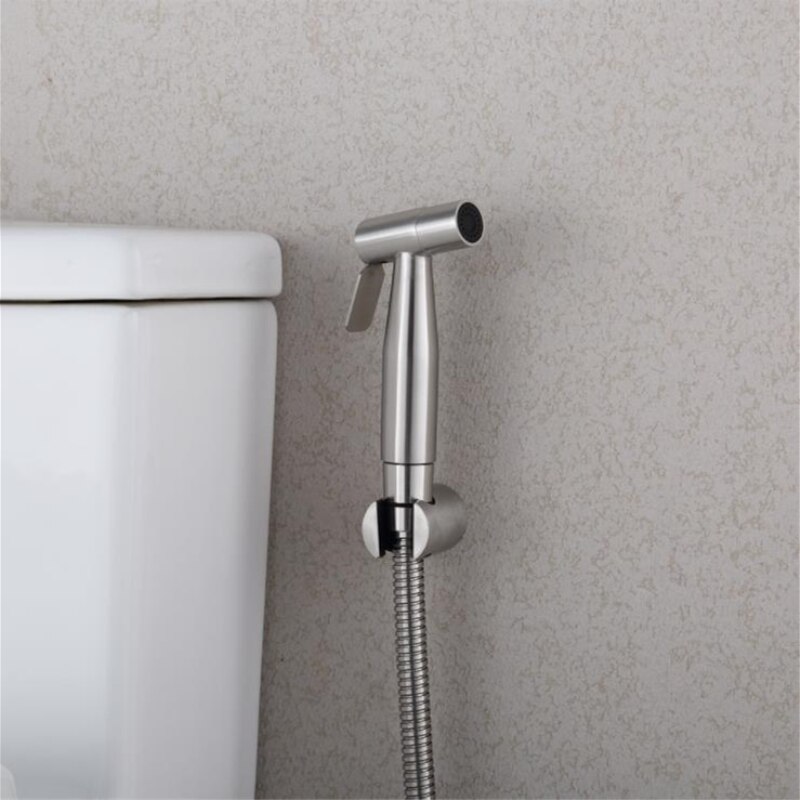 304 Rvs Bidet Kraan Badkamer Bidet Douche Set Douche Kraan Wc Bidet Moslim Douche Wandmontage