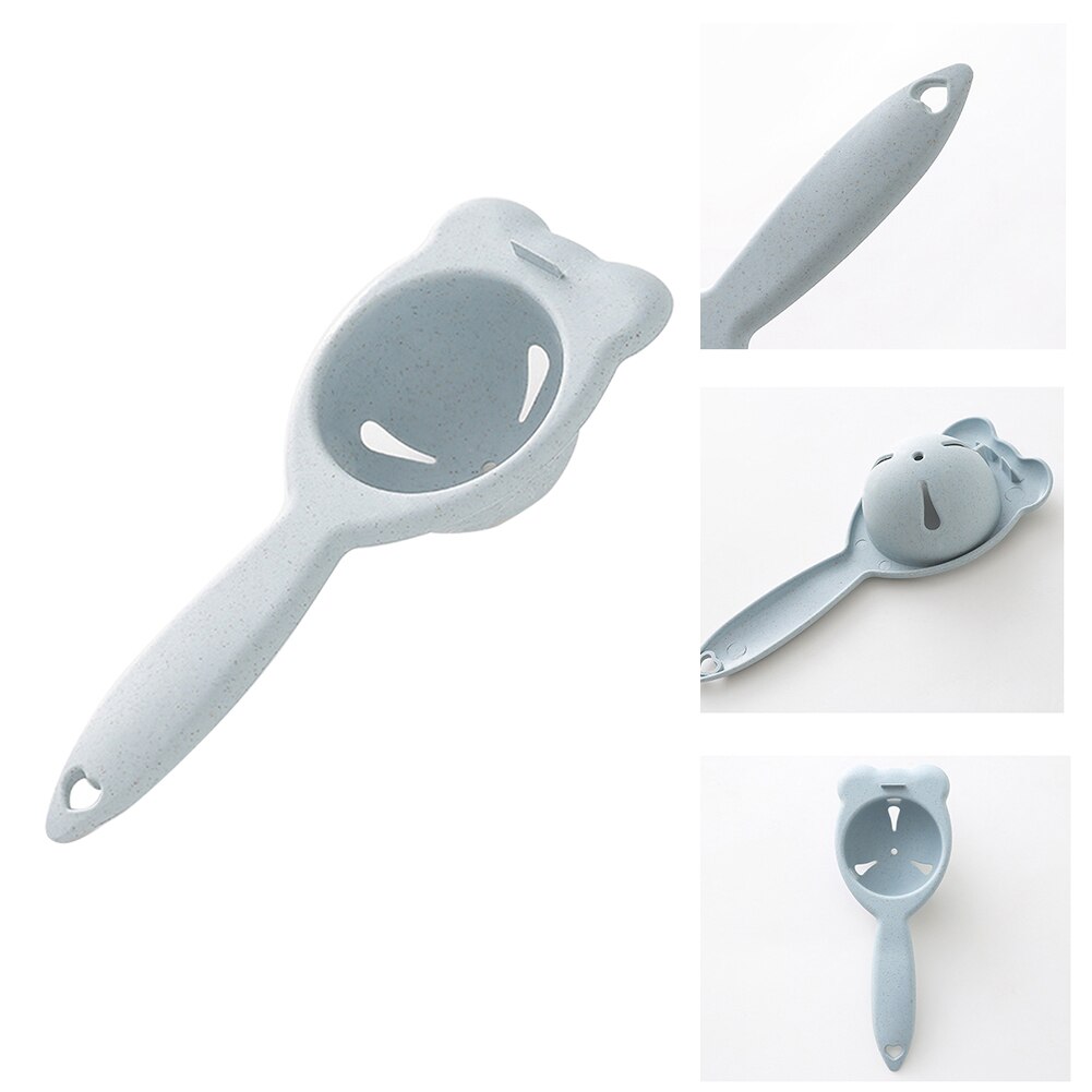 Utensilio para hornear pasteles, divisor tamiz, herramienta de cocina artesanal, separador de yema y clara de huevo, separador de huevos de plástico de grado alimenticio