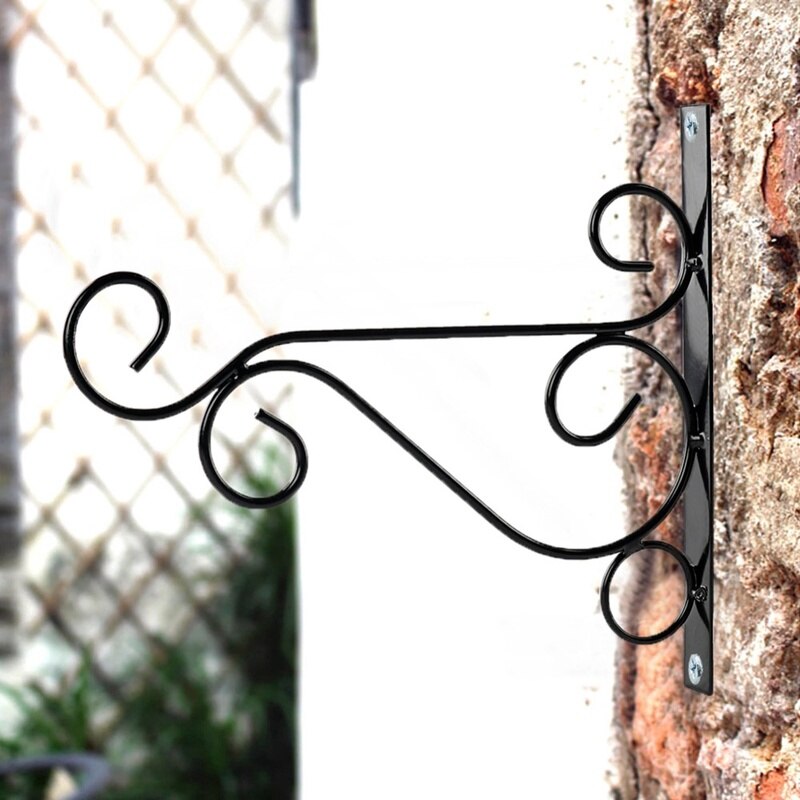 Metall Hängen Pflanzen Halterung Europäischen Stil Zauberstab Pflanzer Haken Blume Topf Eisen Laternen Aufhänger für Garten draussen drinnen Terrasse