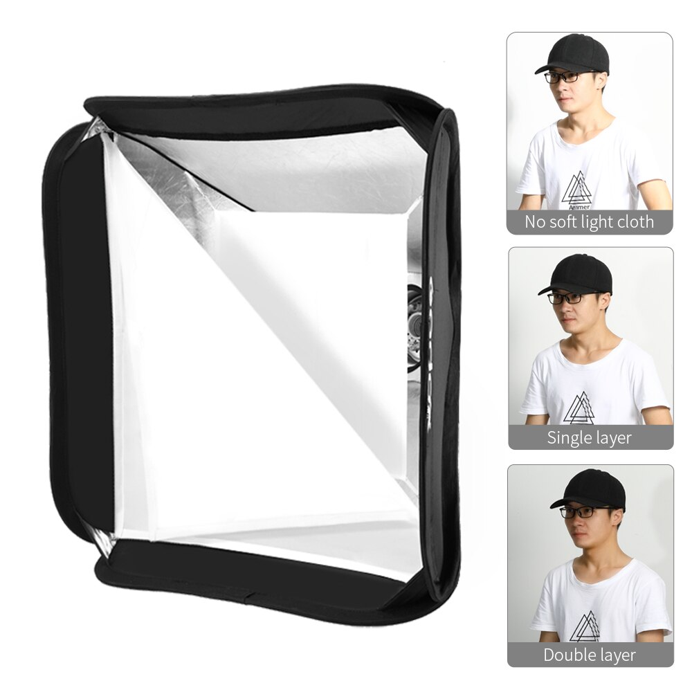 Godox 80X80Cm Softbox Zak Kit Voor Camera Studio Flash Fit Bowens Elinchrom Mount