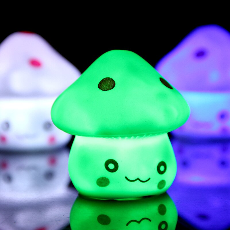 heißer Bunte Pilz Licht Spielzeug freundlicher Licht Spielzeug freundlicher Nacht Farbe Licht Spielzeug freundlicher Schutz Lichtquelle Spielzeug