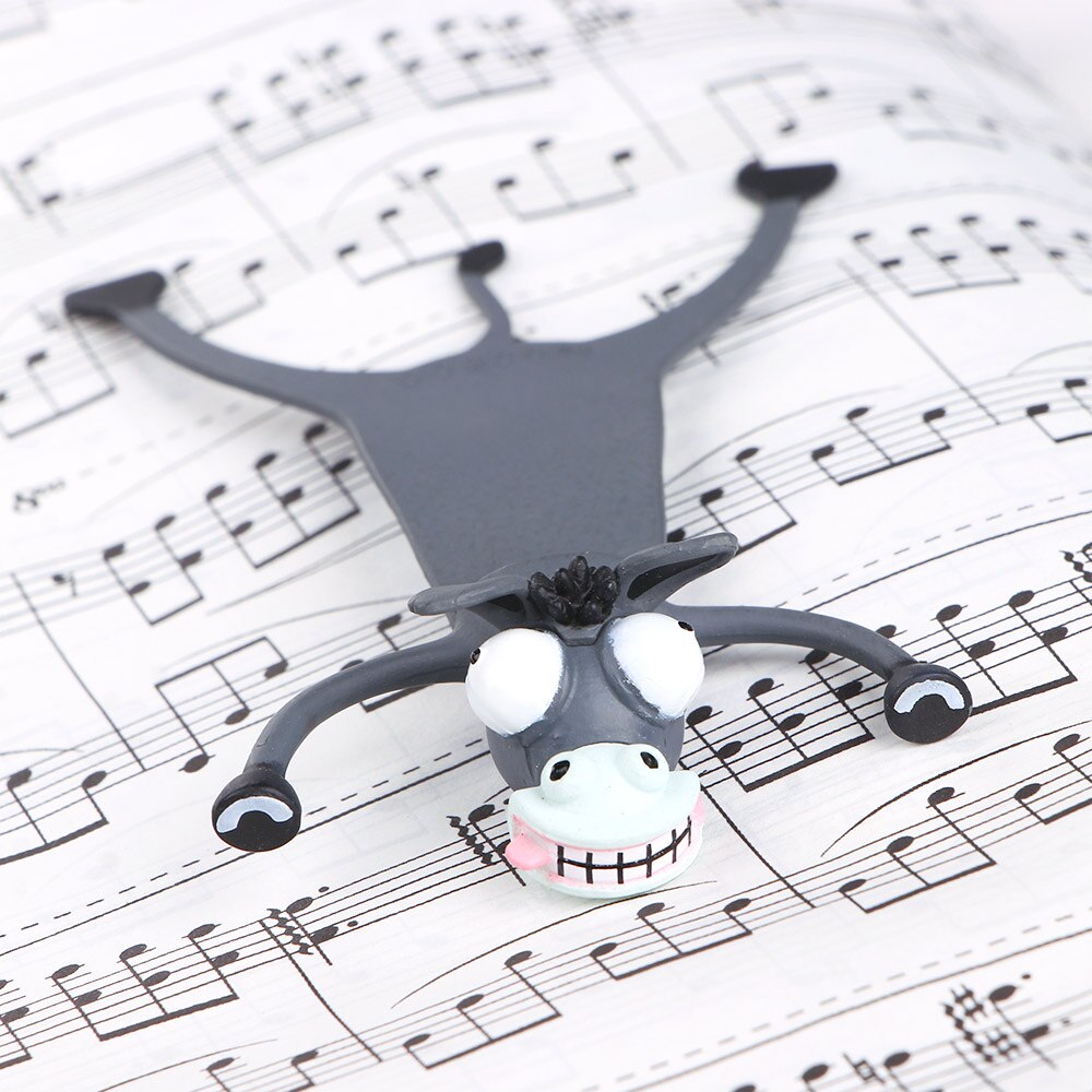 Kreative 3D Stereo Lesezeichen Nette Karikatur Ebene Marker Kawaii Katze Panda Lesezeichen Von Seiten freundlicher Schule Schreibwaren