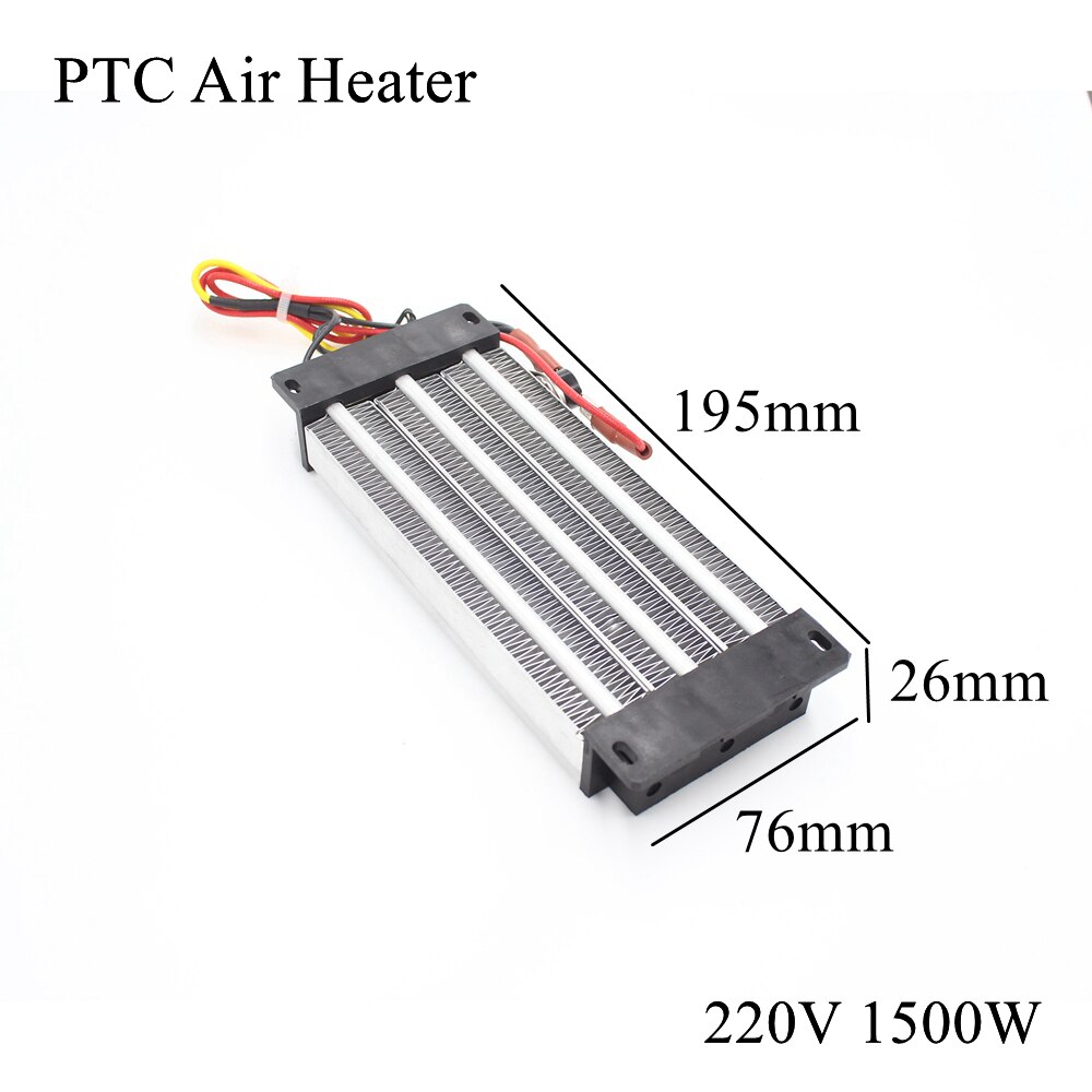 12V 24V 36V 48V 72V 110V 220V PTC Heater Ceramic Thermistor Air Heating Mini Outdoor Heaters Induction Aquarium Car Film Plate: 195x76x26mm