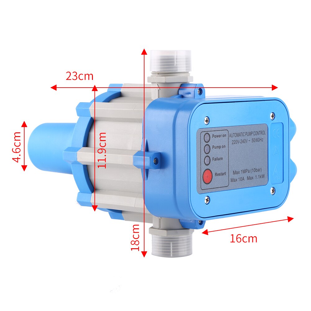 Automatic Water Pump Pressure Controller Auto Control Unit Electronic Switch Unit Electronic Switch for House Courtyard Garden