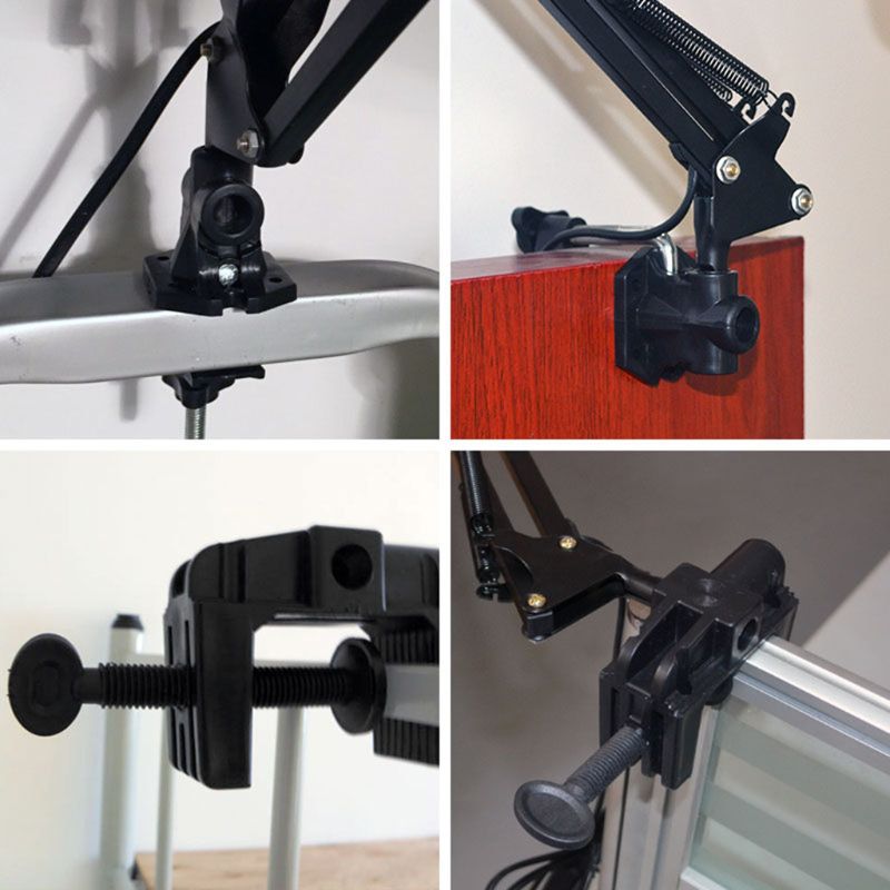 Universal Bracket Screw Light Mounting Camera Holder For Microphone Desk Lamp