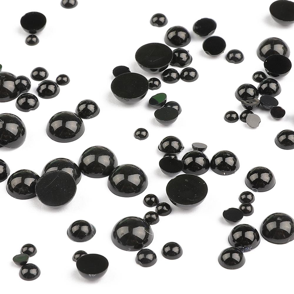100-500 kpl 3-8mm mustat akryyliset turvasilmät litteät helmet karhunukkelle eläin nukke tee itse vaate askartelu lasten lasten lelut silmät