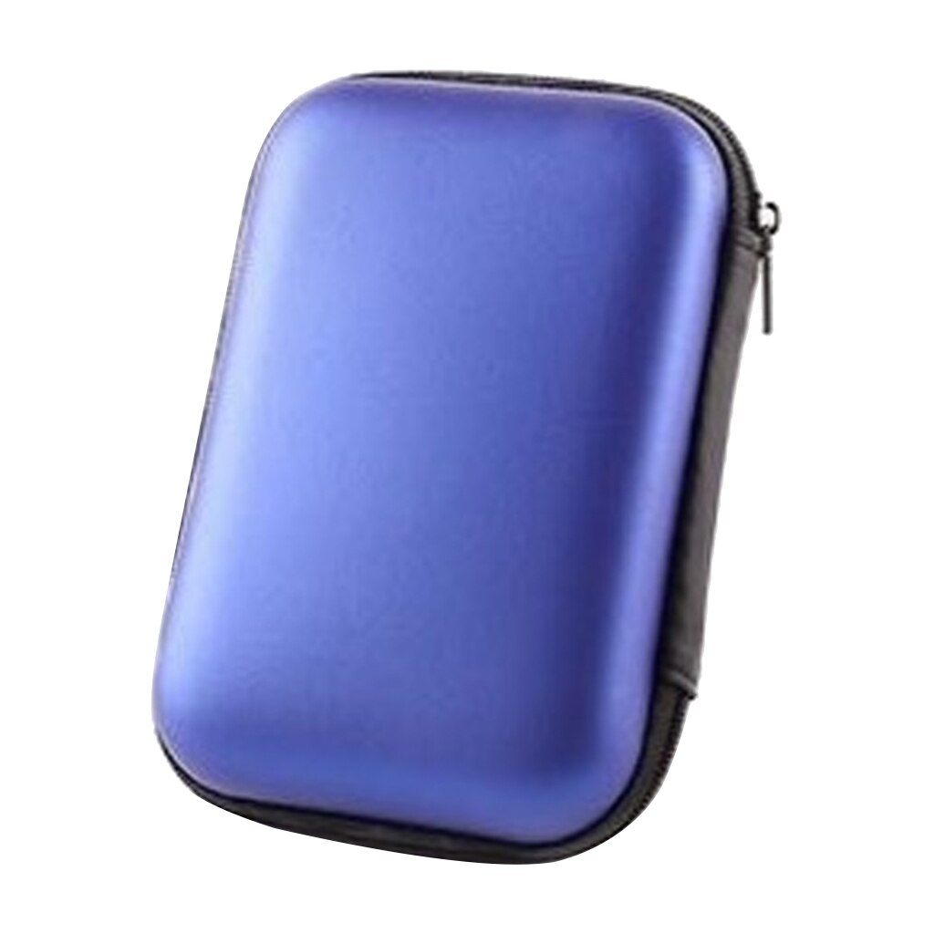 Schokbestendig Eva Hard Drive Case 2.5 Externe Beschermende Opbergtas Voor Draagbare Hdd Ssd: Blue