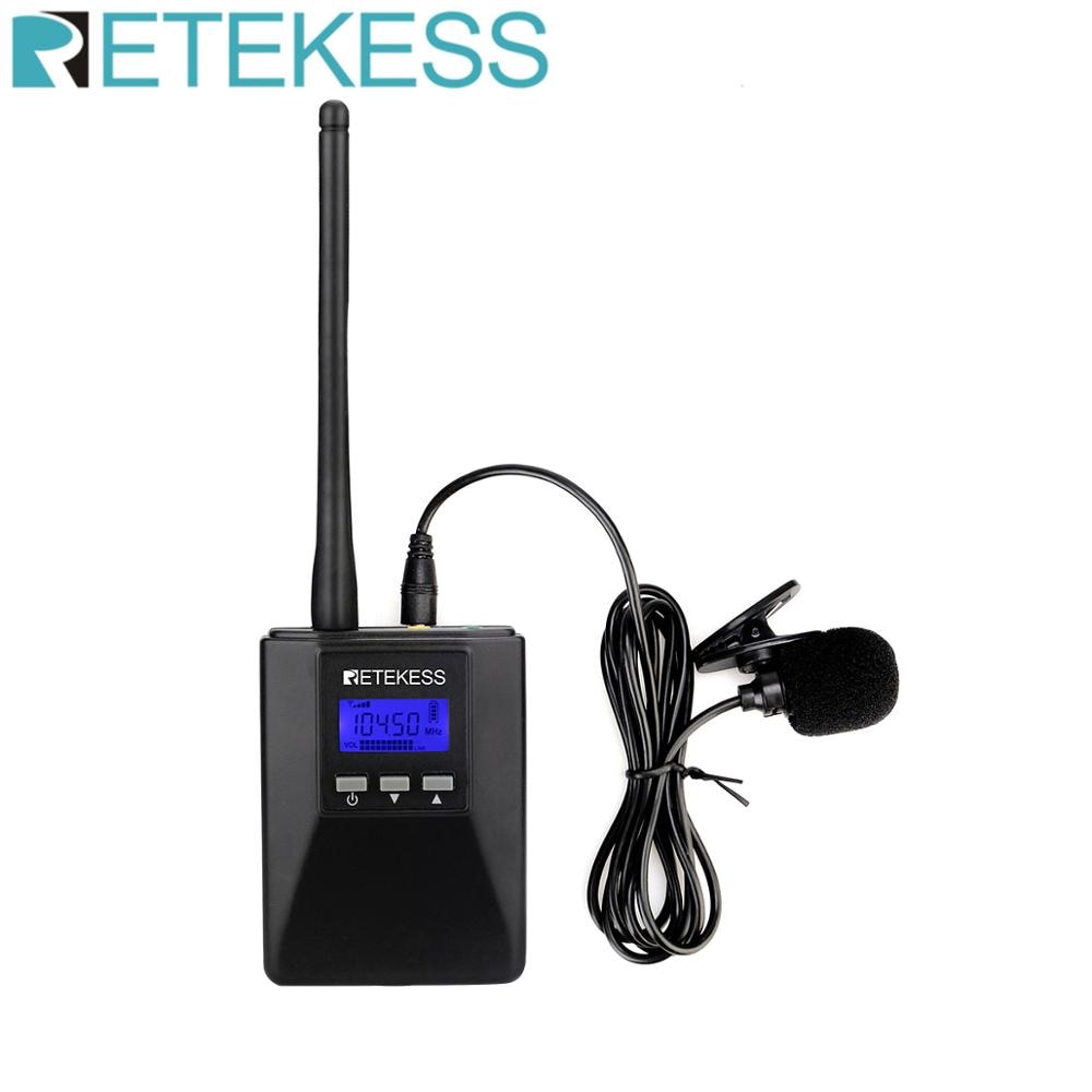 Retekess TR506 FM Transmitter Portable For Church Tour Guiding Simultaneous Translation Meeting Interpretation