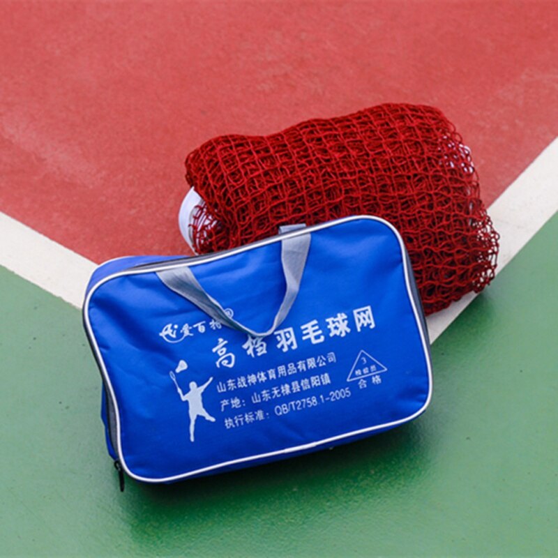 Standard Badminton Net Indoor Outdoor Sports Volleyball Training Portable Quickstart Tennis Badminton Square Net 6.1m*0.76m