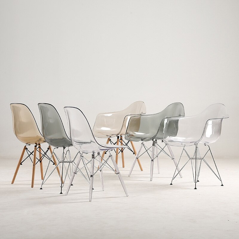 K-STAR Transparent Stuhl Nordic Esstisch und Stuhl Einfache Kunststoff Stuhl Kreative Freizeit Pc Kaffee Stuhl