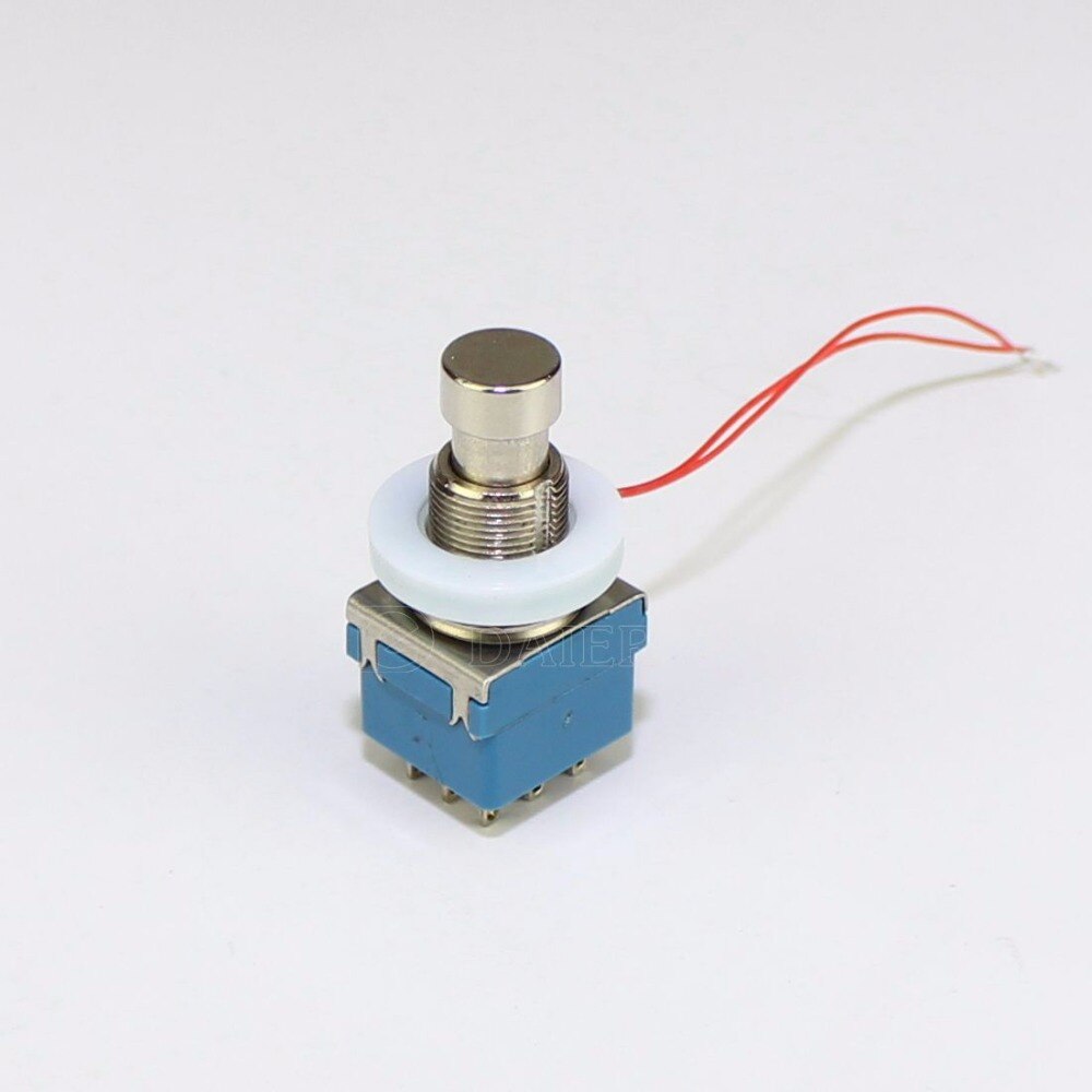 2 stk vandtæt  ip67 12mm led haloindikator plastring med rød / grøn / blå / hvid enkeltfarve til 12mm kontakter