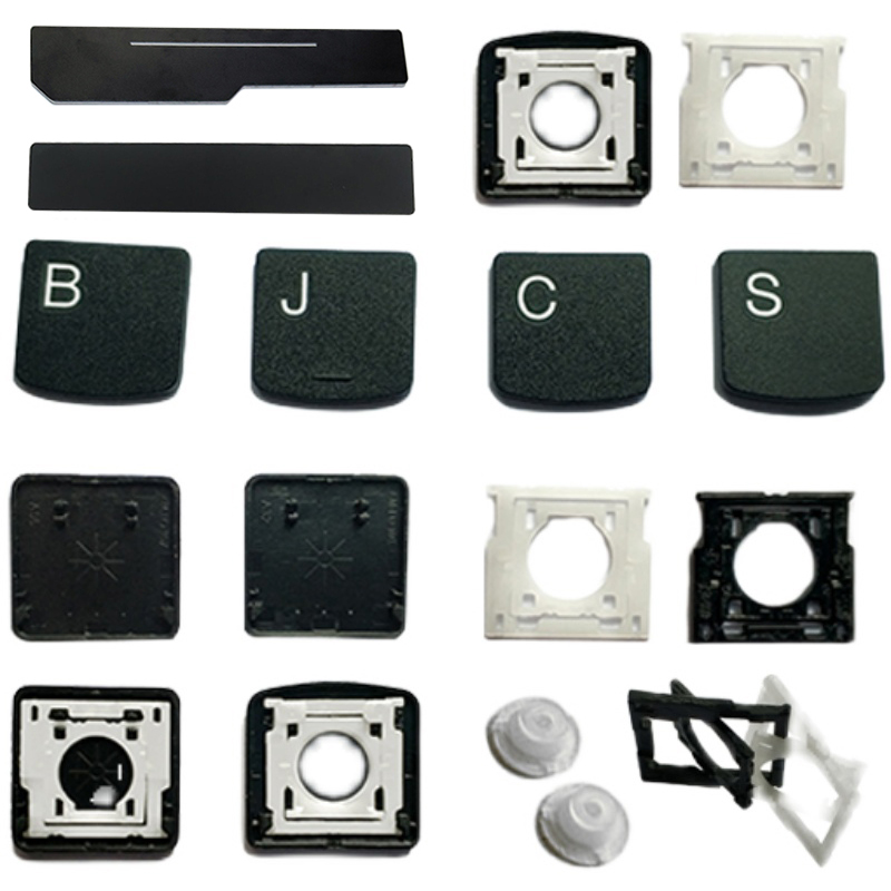 Replace and Repair the Rubber Cap Individually, Repair the Missing Key, and Repair the Laptop Keyboard key cap Plastic Bracket