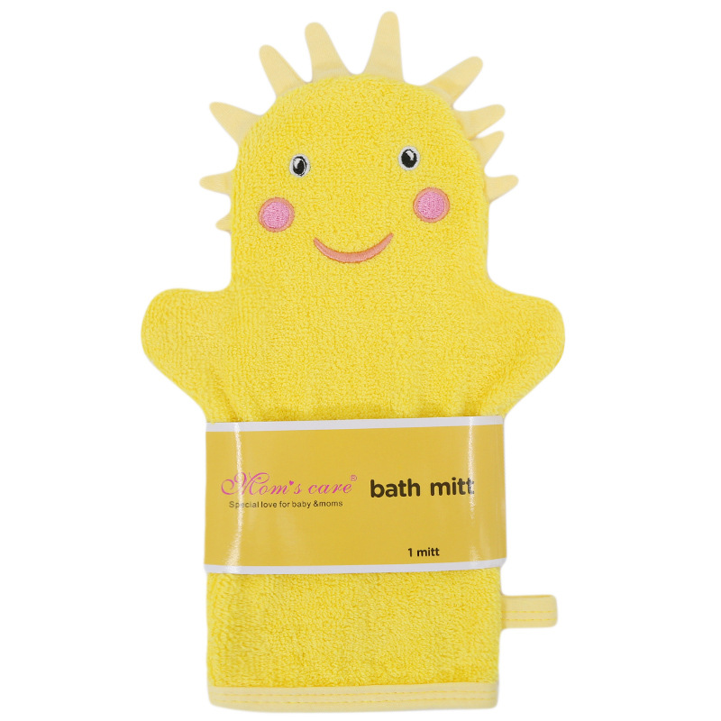 Baby Infant Cartoon Soft Bathing Bathroom Mitt Glove Foam Rub Shower Sponge Exfoliating Wash Cloth Towel Optional pattern: 11