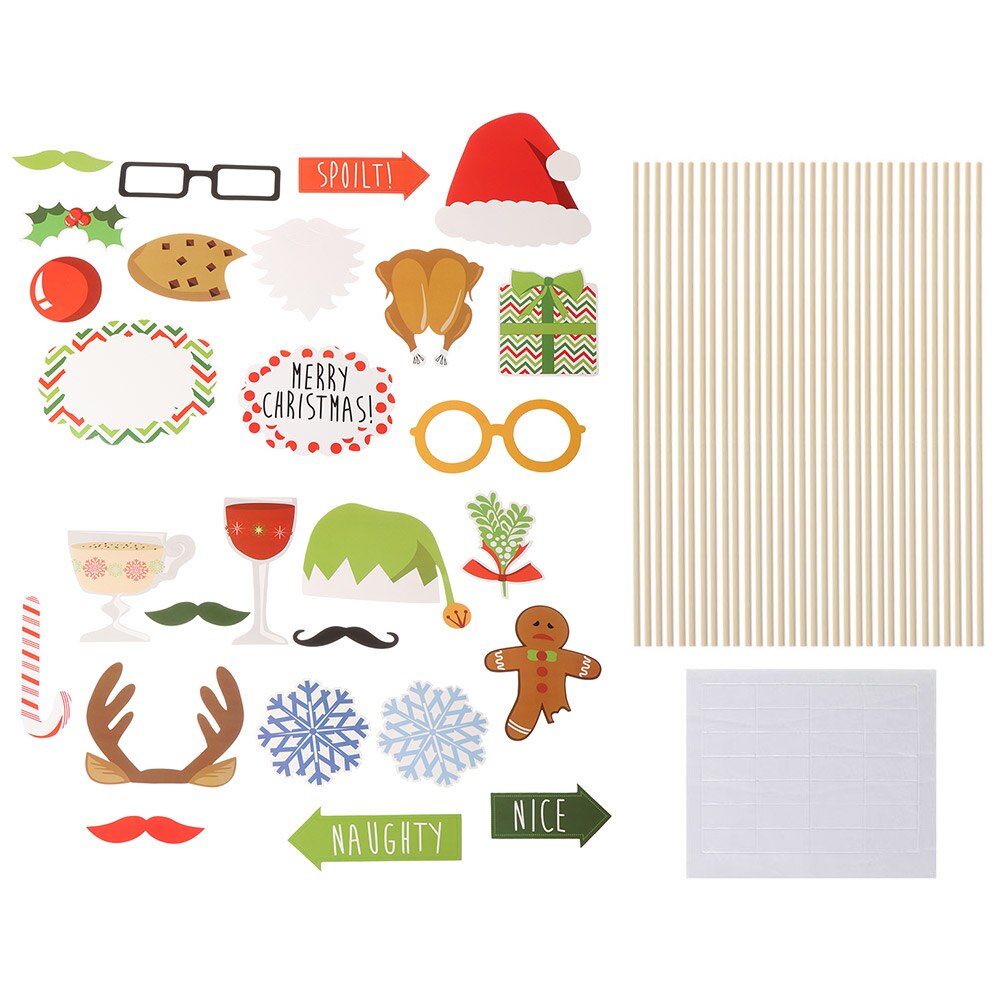 Fun Wedding Decoration Photo Props DIY Birthday Photobooth Props Photo Accessories Year Thanksgiving Event Party Supplies: 10-32PCS