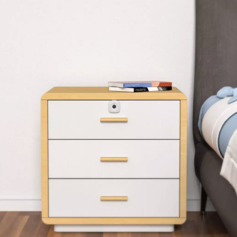 Xiaomi-cerradura inteligente YEELOCK para cajón y armario, bloqueo sin llave, antirrobo, de seguridad para niños, con huella dactilar
