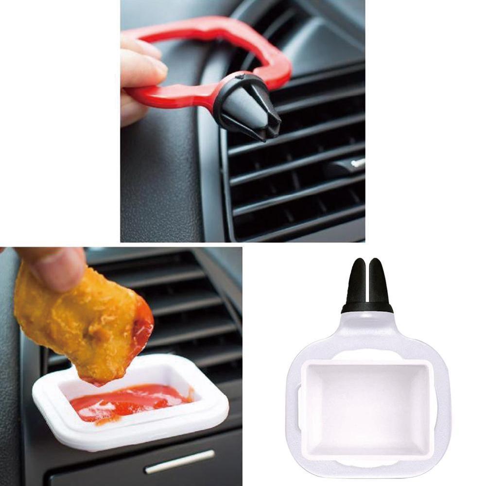 En holder i sovs til ketchup og dypning af saucer, der kan tages af, ramekin kan tages af de saucer, der kommer i poser