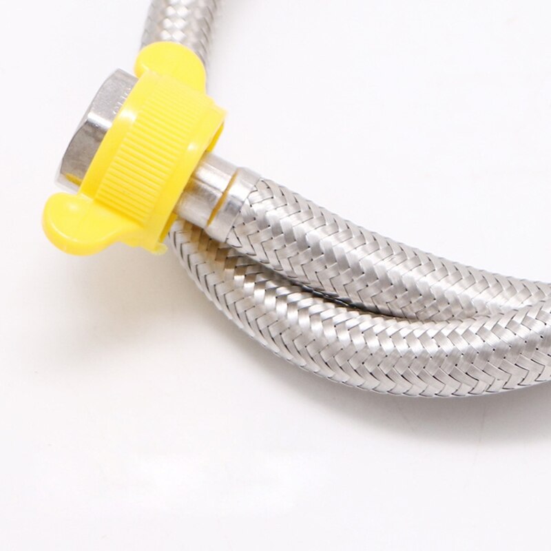 304 Stainless Steel Basin&amp;Toilet Water Weaved Plumbing Hose Bathroom Heater Flexible Connect Pipes With Wrench 50CM Hose