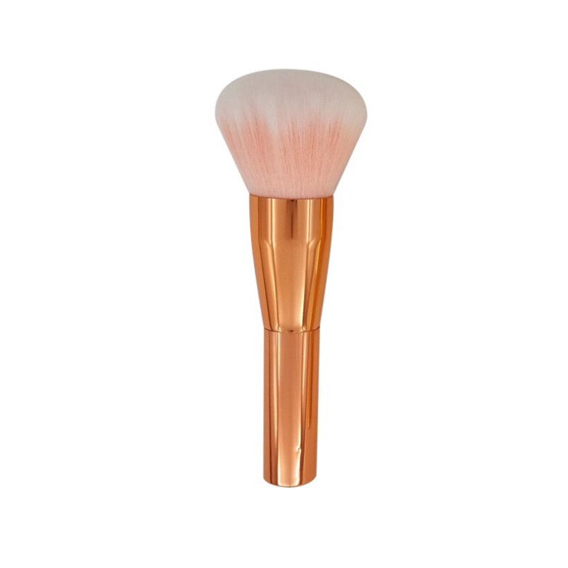 Grote blush kwast make-up kwasten champagne goud poeder zachte cosmetica make-up kwasten pincel maquiagem tool