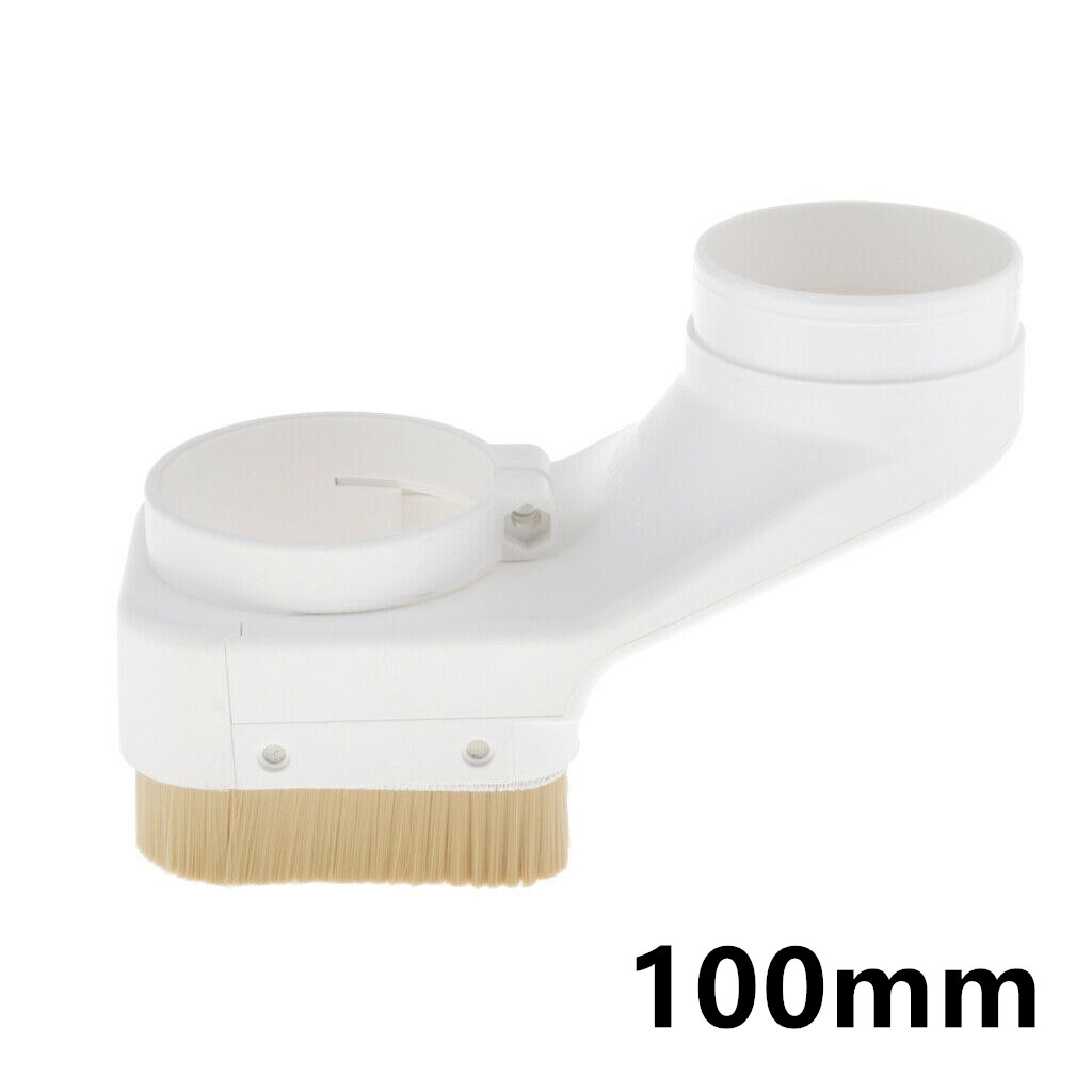CNC Router Dust Shoe Nut 70/75/80/85/90/100mm Spindle Engraving Milling Machine Brush Cleaner Woodworking Tools CNC Dust Cover: 100mm