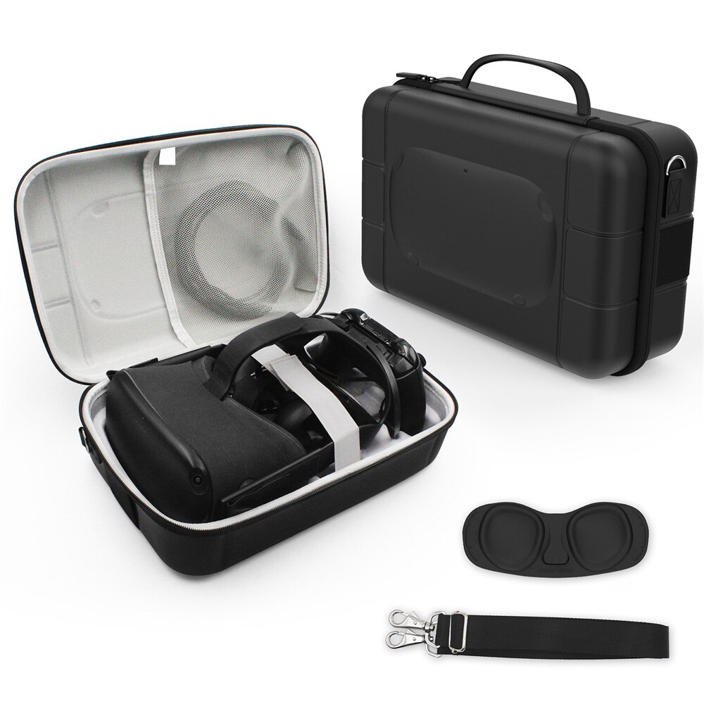 Tragbare reise-schutztasche für oculus quest vr-gaming-headset, touch-controller, große aufbewahrungstasche