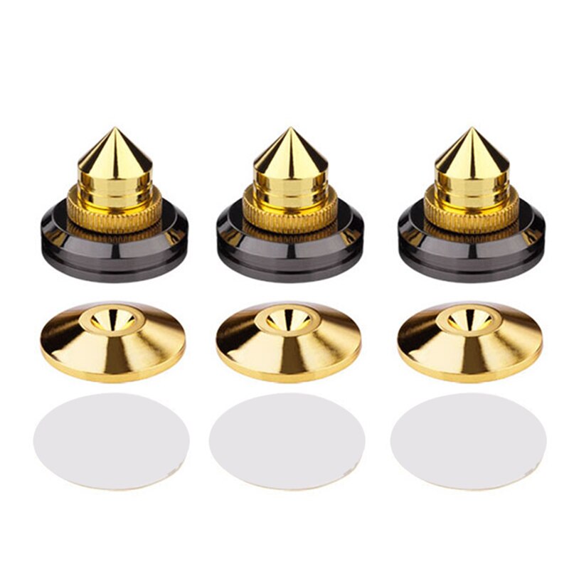 Speaker Beugel Voet Pad Zinklegering Metalen Spike Kegel Vloer Voet Nail Speaker Beugel Voet Pad Vloer Voet Nail
