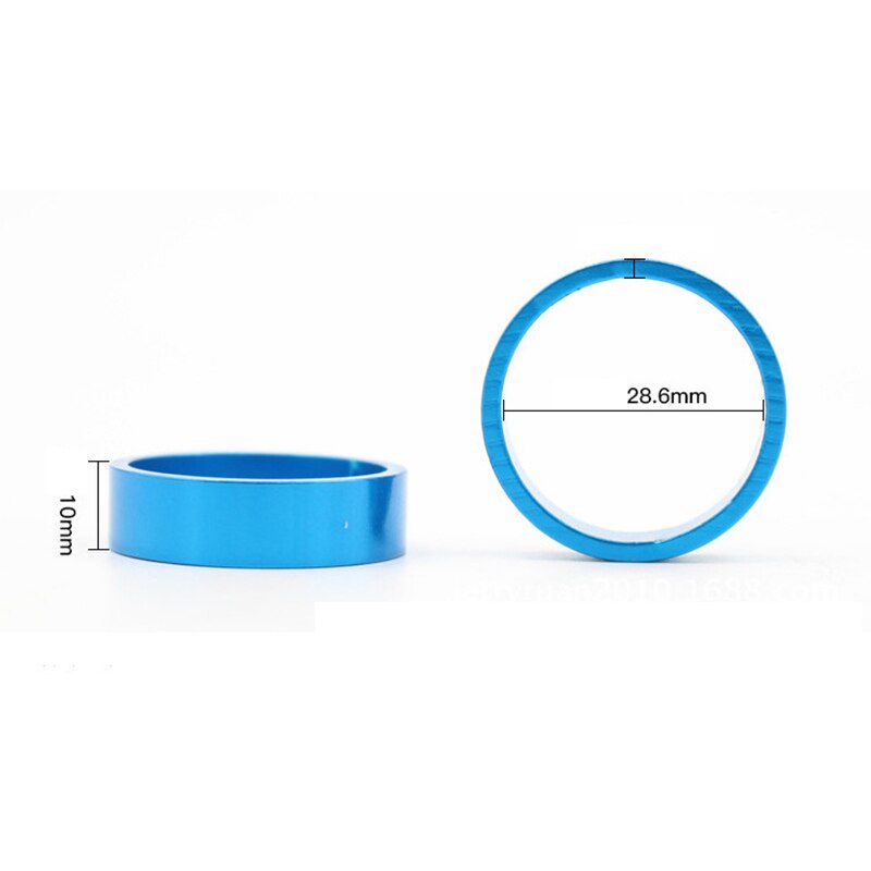 Vástago separador de auriculares de aleación de aluminio y fibra de carbono para bicicletas de montaña, accesorios ultraligeros para bicicletas de carretera y montaña