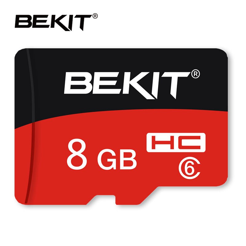 Bekit tarjeta de memoria Micro SD 256GB 128GB 64GB 32GB 16GB 8GB tarjeta Microsd Clase 10 U1 U3 TF tarjeta SD Mini tarjetas Flash para teléfono: RB-8GB-LUO