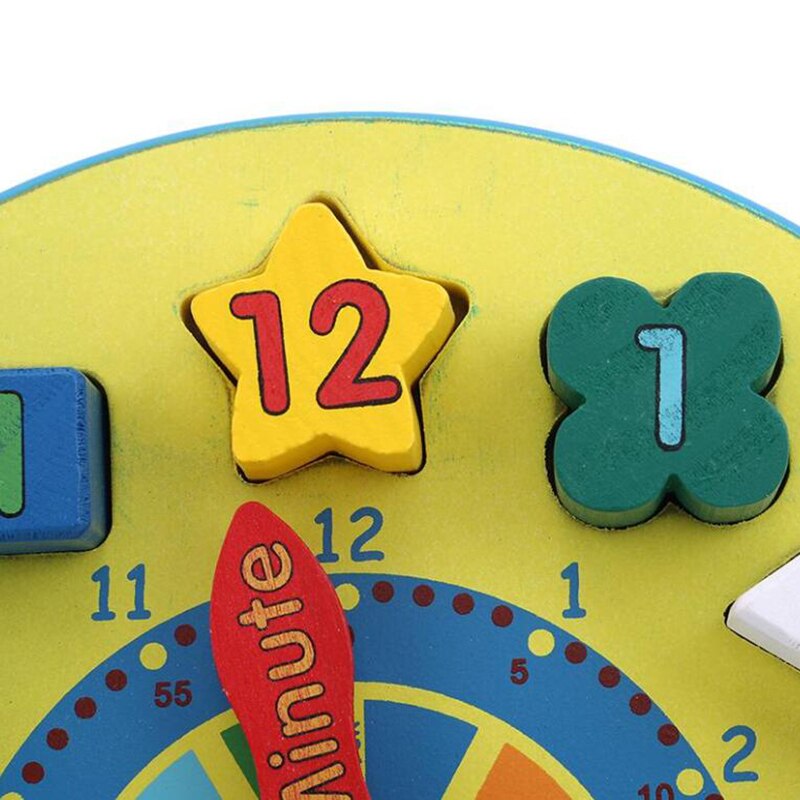 Bloki zegar cyfrowy wczesne dzieciństwo kształt mentalny dopasowanie drewniane wysokiej jakości zabawki bezpieczeństwa dziecko zabawki edukacyjne dla dzieci