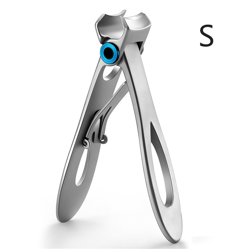 Professionelle Kappe Nagel Clippers Nagel Cutter Fingernagel Trimmer Edelstahl Hause Salon Maniküre Nail art Nagel Pflege Werkzeug: Silver S
