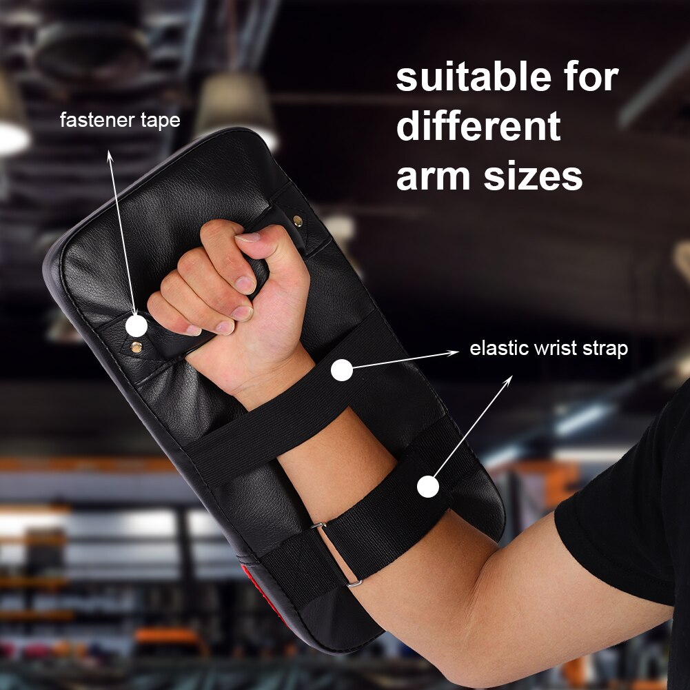 Portable Durable PU Leather Foot Hand Target Punching Pad Boxing Mat Kickboxing Training Practice High-Grade Breathable Baffle