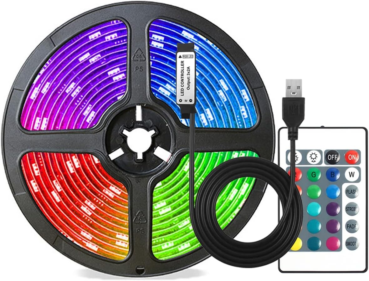 Led USB Strip Light 5M Color Changing 5050 RGB LED... – Grandado