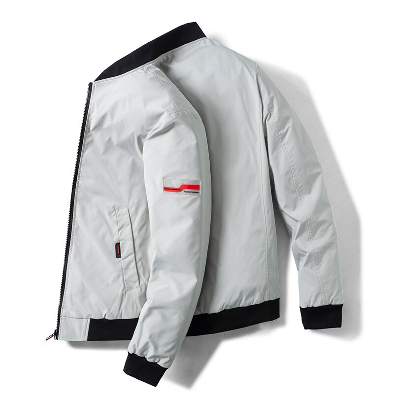 2022 Lente Mannen Mode Jas Zomer Leisure Straat Jurk Jas Heren Waterdichte Jas Heren Trenchcoat Mannelijke kleding: light gray / M