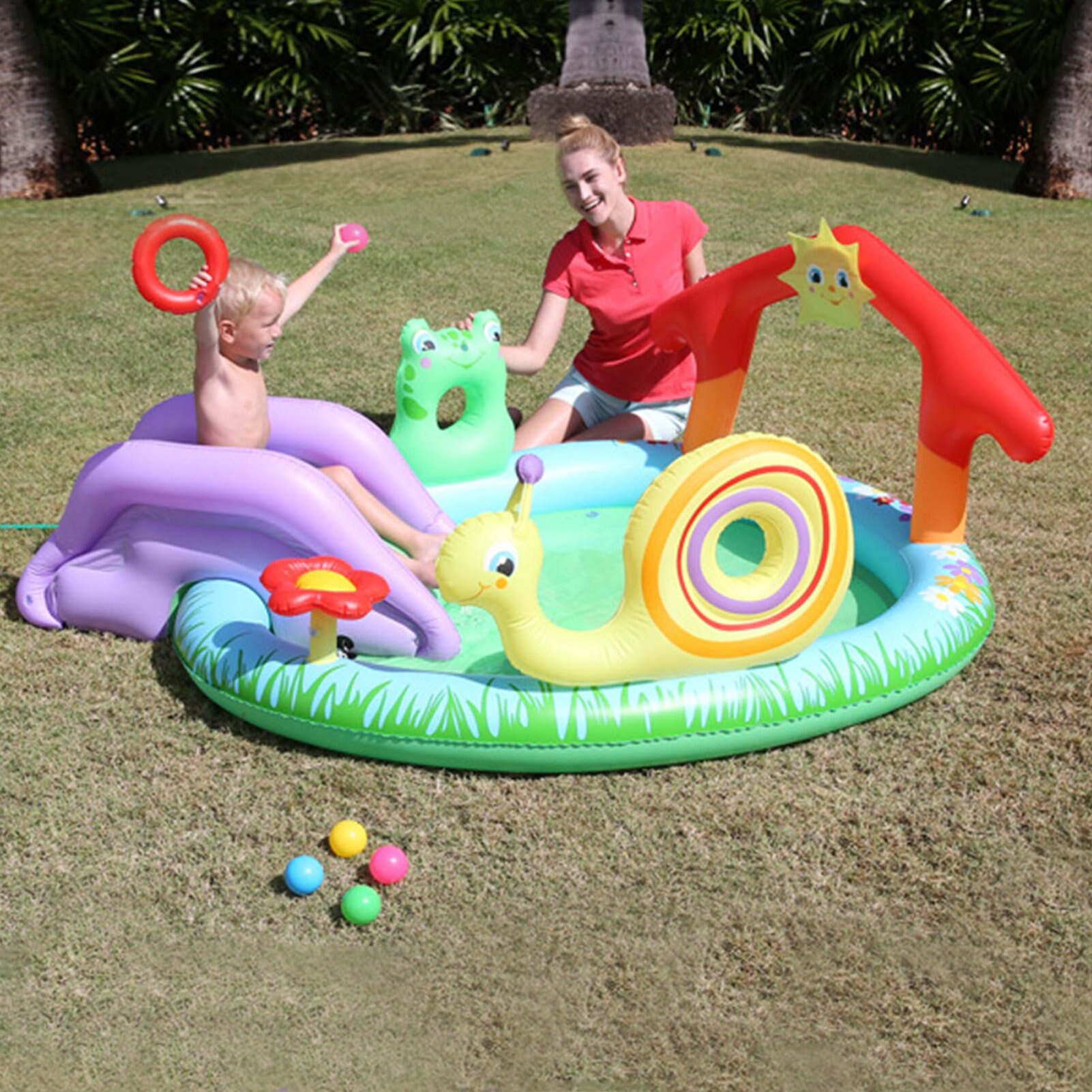 Opblaasbaar Zwembad Opblaasbaar Oceaan Ballenbad Baby Peuterbad Zuigeling Voor Jonge Kinderen Zwembad Verdikte Vissen