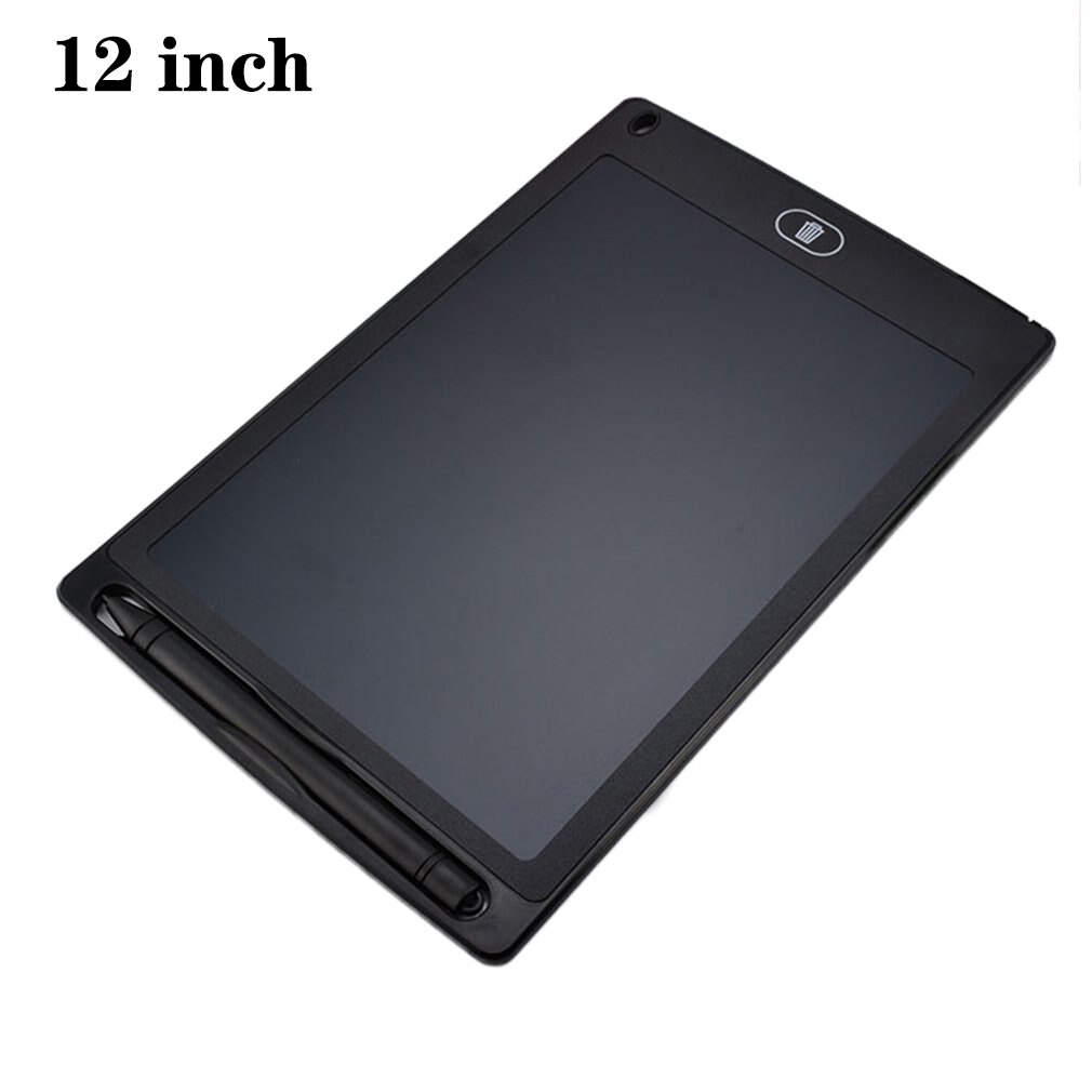 Tavolo da disegno elettronico da 12 pollici tavoletta da scrittura con schermo LCD tavolette da disegno grafiche digitali lavagna elettronica + penna: 12 inch Black 1PC