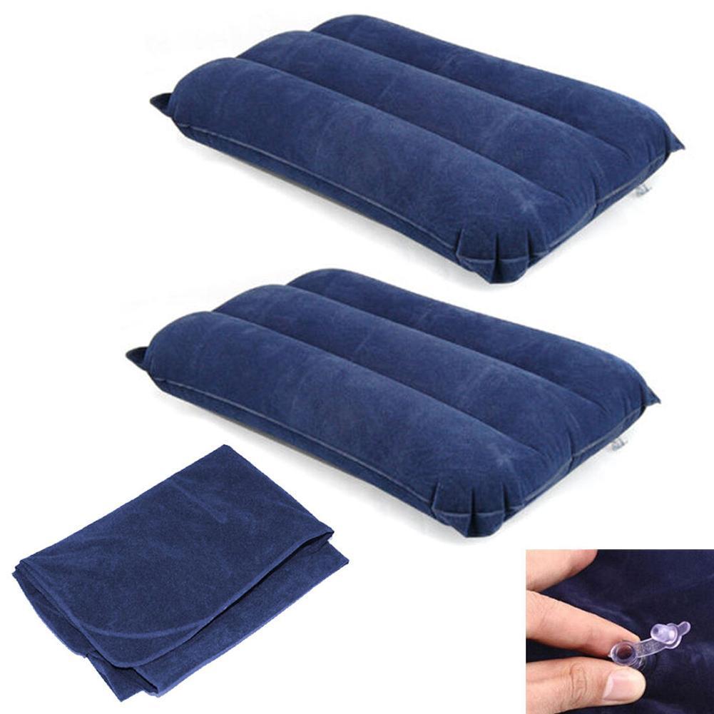 1Pcs Inflatable Pillow Inflatable Portable Break Rest Foldable Travel Inflatable Pillow Outdoor Pillow Blue Sleep Pillow Ai A9E0