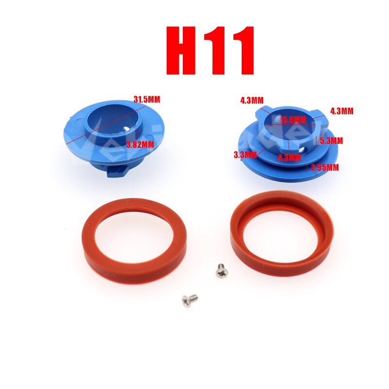 2 buc. adaptor de bază pentru bec pentru faruri cu led pentru mașină, suport de reținere 880 / 9006-hb4 / 9005-hb3 / h11 / h7 / h4-hb2 / h3 / h1: H11