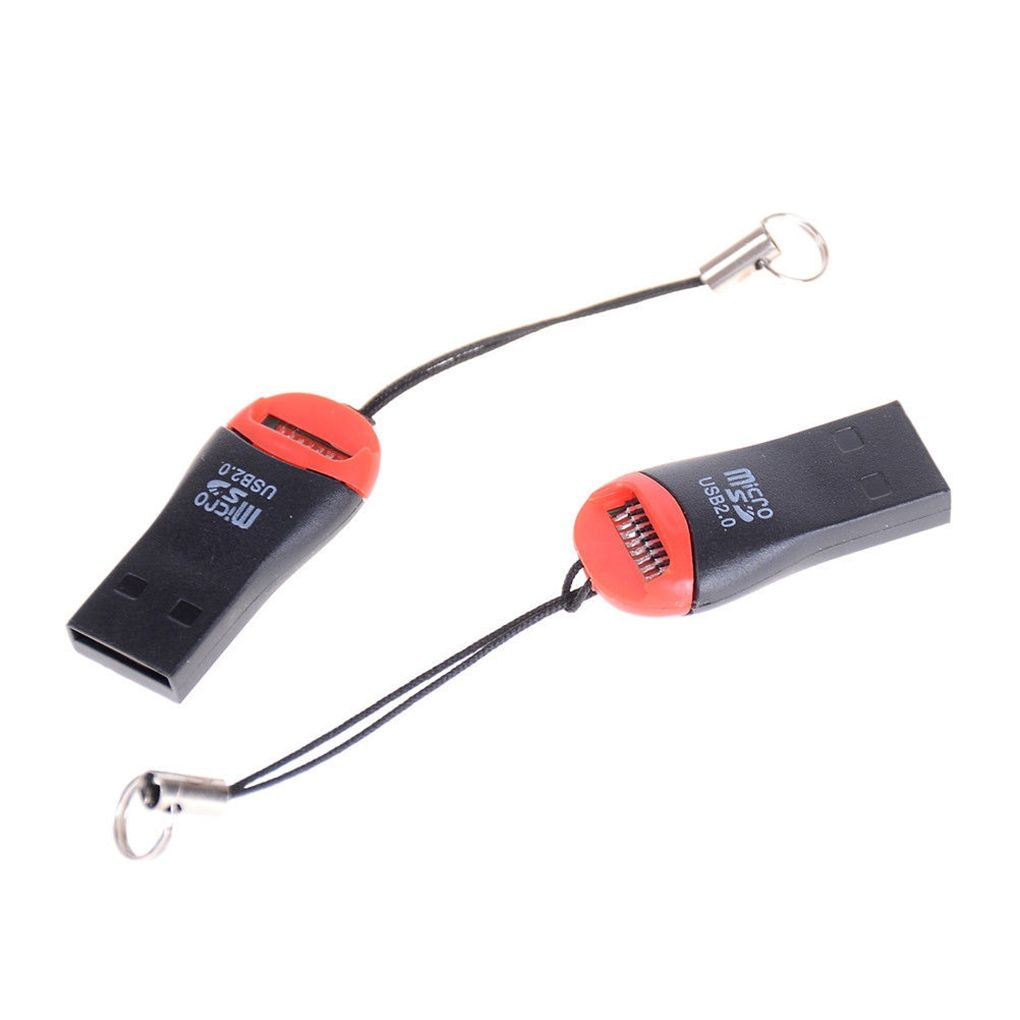Adaptadores de lector de tarjetas de memoria Mini A USB 2,0, reemplazo del adaptador para cordón de tarjeta Micro SD TF