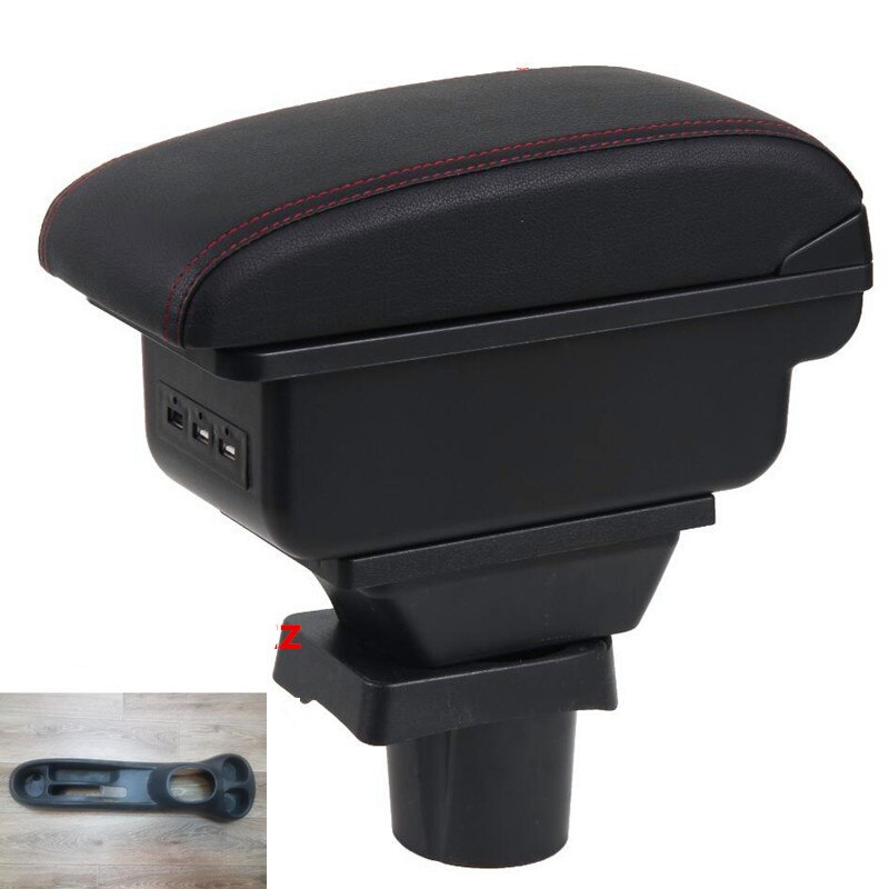 Voor toyota platz armsteunbox centrale opbergbox inhoud opbergbox armsteunbox usb-interface