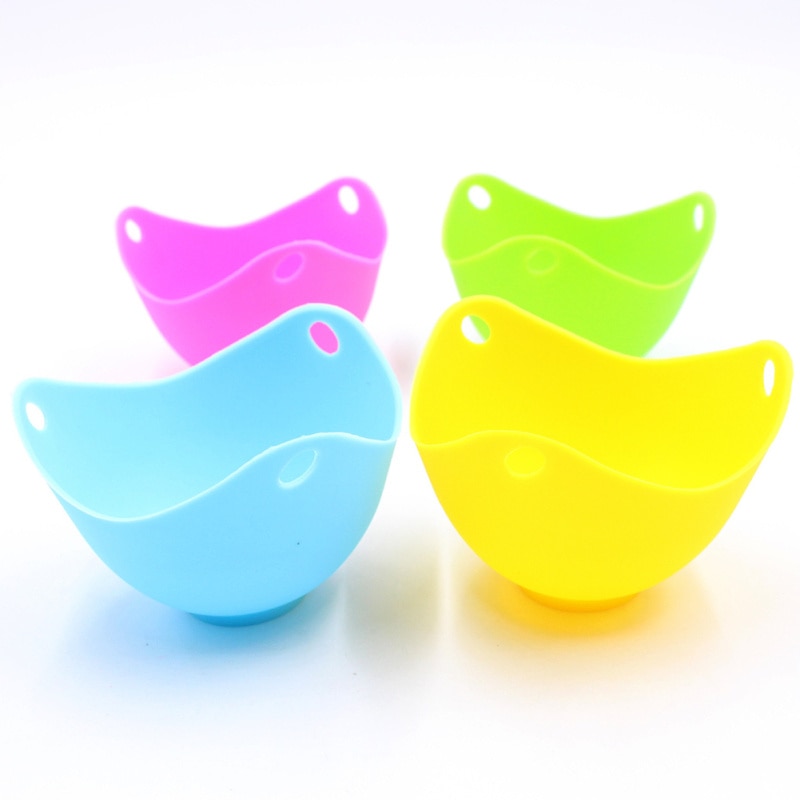 Keuken 2 stuks Siliconen Ei Pocheren Pods Boiler Pannenkoek Maker Eivorm Bowl Ringen Fornuis Koken Accessoires Keuken Gadget
