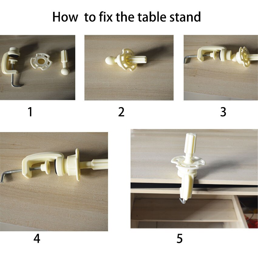 Gud hvit farge plast vanlig størrelse trening hodet holder mannequn hodet lite stativ