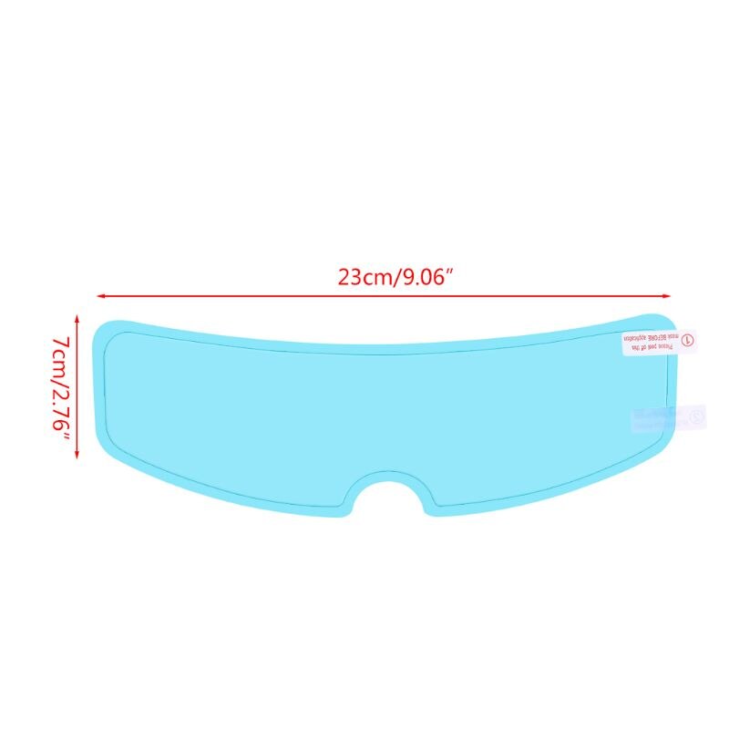Casco Universal para motocicleta, película impermeable transparente, pantalla de parche Anti lluvia para K3 T3LF