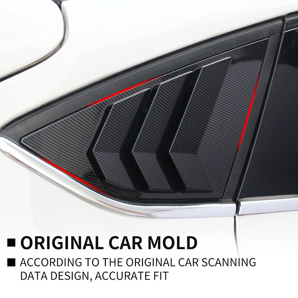 HiMISS For Ford focus ST RS MK3 Car Rear Window Blinds Side Tuyere Louvers Vent Car Shutters