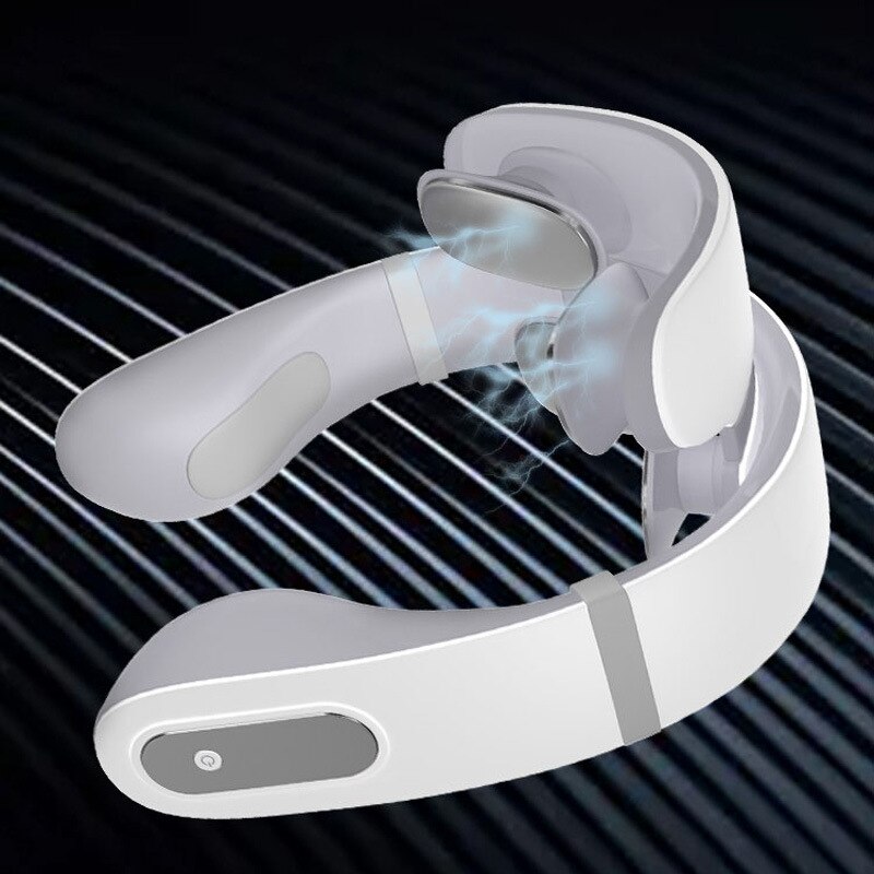 Wireless Electronic Neck Massager 4D Shiatsu Cervical Massager Stiff Neck Massage Health Care Therapy Pulse Pain Relief